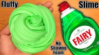 DISH SOAP SLIME How to make Fluffy Slime Without shaving foam!