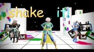 【MMD】【Undertale AU - The Star Sanses 】shake it! 【DL】