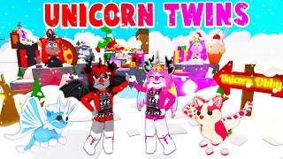 *NEW* UNICORN TWINS CHRISTMAS OBBY! | Roblox Adopt Me