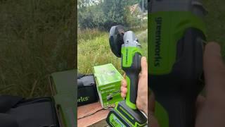 Мечта сбылась! Аккумуляторная болгарка УШМ Greenworks GD24AG