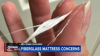 Mattress leaking fiberglass causes health reactions for local family