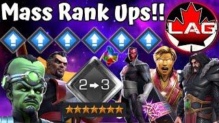 Massive 7-Star Rank Up Spree! Level Up Event New Rank 3 Sweet Sixteen! - Marvel Contest of Champions