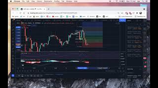 Crypto Quick Tutorial to using Fibonacci Fib Retracement Mac D RSI with Trading View