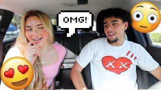 PICKING UP MY GIRLFRIEND WITH NO PANTS ON TO GET HER REACTION...