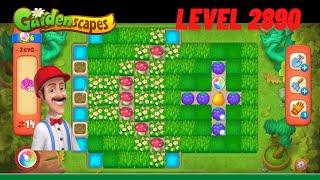 Gardenscapes 2890 hard level