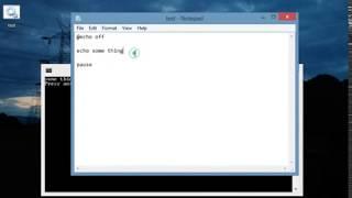 How to write batch script (tutorial)  part 1