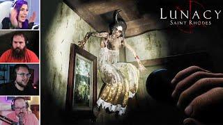 Lunacy Saint Rhodes Top Twitch Jumpscares Compilation (Horror Games)