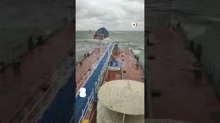 Russian tanker sinks near Crimea after heavy storm