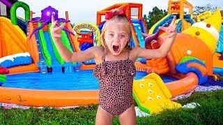 6 Year Old Everleigh Turned Her Backyard Into A Real Waterpark For 24 Hours!!!