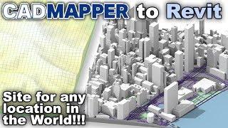 Topography for any Site with CADmapper - Revit Tutorial