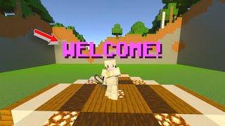 How to Make a Welcome Message for New Players!