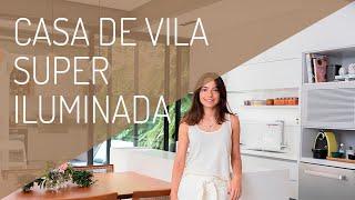 Casa de Vila com Decoração Jovem e Muita Luz Natural