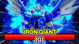I Became WAY TOO GOOD With IRON GIANT..  | The Strongest Battlegrounds