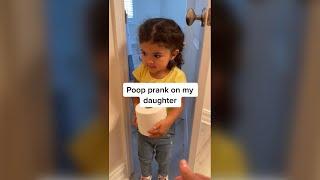 Poop prank on my daughter #shorts