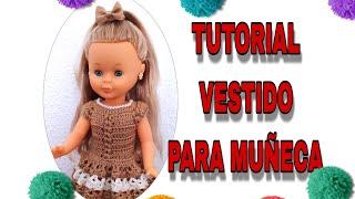 TUTORIAL VESTIDO DOS COLORES PARA MUÑECA