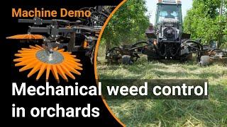 Mechanical weed control in orchards - machine demonstration
