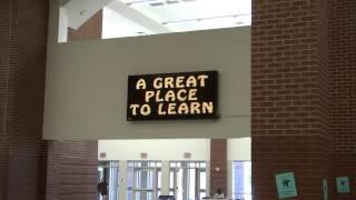 High School Indoor LED Sign Full Color 20MM - Entech Signs