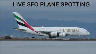 SFO LIVE. SAN FRANCISCO INTL AIRPORT LIVE PLANE SPOTTING JUNE 18TH 2025 #live #airport #livestream