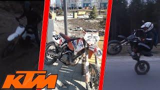 ПОКАТУШКИ НА KTM SX450R! ОТЛЕТАЮТ БОЛТЫ НА ТРАСЕ!!! ПРОБНЫЙ ВЫЕЗД В ЛЕС! Покатушки #5