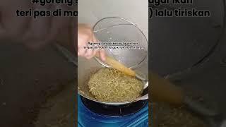 Menu masakan tanggal tua #Ikanterikacang #sambal #youtube #short #masak-masak #winathuel #pemula