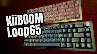 The only split dual color Aluminum Keyboard  | KiiBOOM Loop65 Wireless Mechanical Keyboard Review