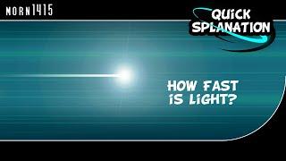 How fast is light?