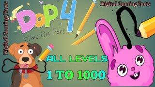 DOP 4: Draw One Part - Gameplay Walkthrough - Levels 1 - 1000 #DigitalGamingFacts