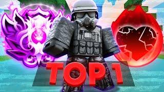 How I Got TOP 1 WITH CAITLYN...(Roblox Bedwars)