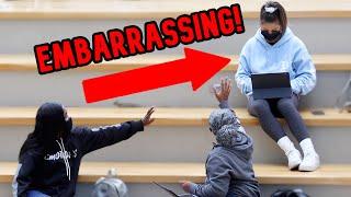 BLASTING EMBARRASSING MUSIC IN THE LIBRARY PRANK 3!!