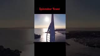 Spinnaker Tower #automobile #sailing #uklandmarks #dronefootage #travelvideo #spinnakertower
