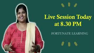 Live Session - 1 |General Discussion among Fortunate Learners| 29th July 2021| Time - 8.30 PM