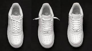 4 coole manieren om Nike Air Force 1 Nike Air Force 1 veter te strikken