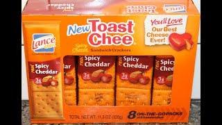 Lance Toast Chee: Spicy Cheddar Sandwich Crackers Review