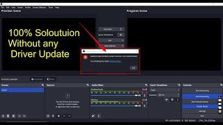 OBS Studio NVENC codec error - How to fix | failed to start recording obs error | OBS Studio NVENC