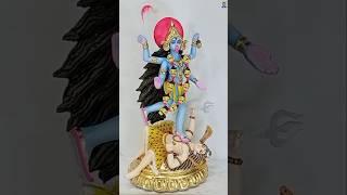 "Making a Beautiful Clay Kali Idol | Kali Murti Craft & Painting Tutorial"#kaliidol #kalimaa #art