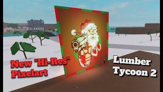 New "Hi-Res" 2D Pixelart for Christmas in Lumber Tycoon 2, Base Tour