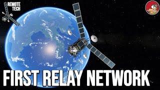 Building RemoteTech Relay Network - KSP 2023