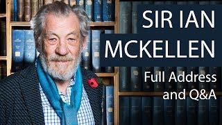 Sir Ian McKellen | Full Address and Q&A | Oxford Union