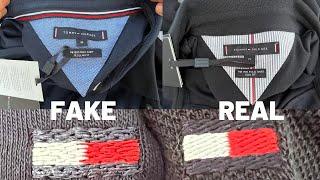 Fake vs Real Tommy Hilfiger T shirt / How To Spot Fake Tommy Hilfiger T shirt