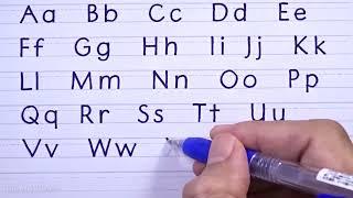 Handwriting Practice for Beginners | How to Write in Print Handwriting Letters