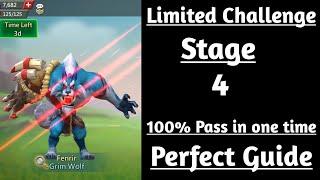 Lords mobile limited challenge Bloodlust stage 4|Grim Wolf Limited Challenge Stage 4