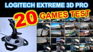 20 GAMES TEST - LOGITECH EXTREME 3D PRO JOYSTICK