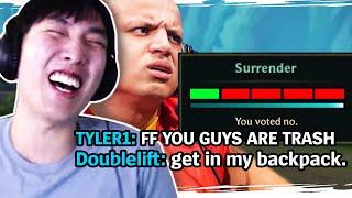 Tyler1 tried to FF my game.. So I Hard Carried Him.