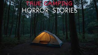 7 Creepy Camping HORROR Stories | With Rain Sounds