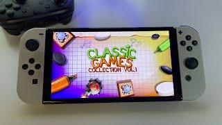 Classic Games Collection Vol.1 - REVIEW | Switch OLED handheld gameplay