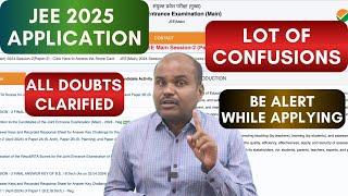 JEE Application 2025 | Confusions Overloaded | NameCategoryIdentity Verification-Doubts Clarified