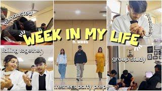 A HECTIC week in my life as a MBBS student | Test, group study, freshers