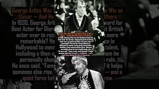 George Arliss Was the First British Actor to Win an Oscar #facts #history #new #hollywood