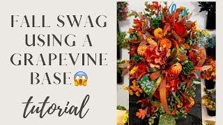 How to make a swag using a Grapevine Base!