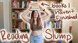 Getting My Bookish Life Together | Reading Slump | Finishing Current Books